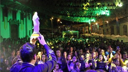 Foto de momento da festa de Santo Antônio